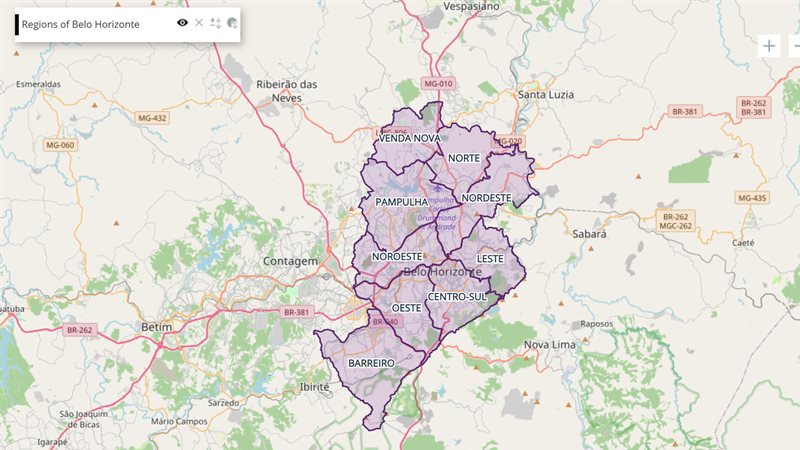 A GeoJSON file, labelled: this example running in the Mappia calculator